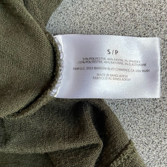 Orvis Green Thin Knit Short Sleeve Top Size Small - Picture 7 of 10